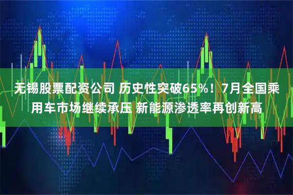 无锡股票配资公司 历史性突破65%！7月全国乘用车市场继续承压 新能源渗透率再创新高